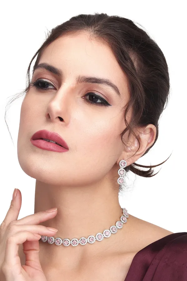 Blush_Pink_Crystal_Necklace_Set