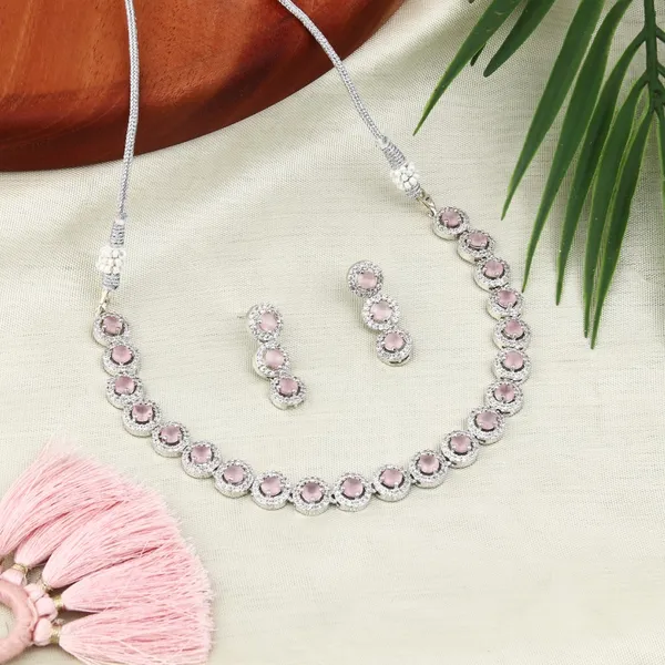 Blush_Pink_Crystal_Necklace_Set