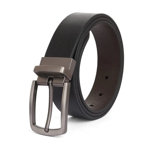 Black_Brown_Leather_Reversible/2SIDE_USEABLE/2IN1_Belt_for_Men