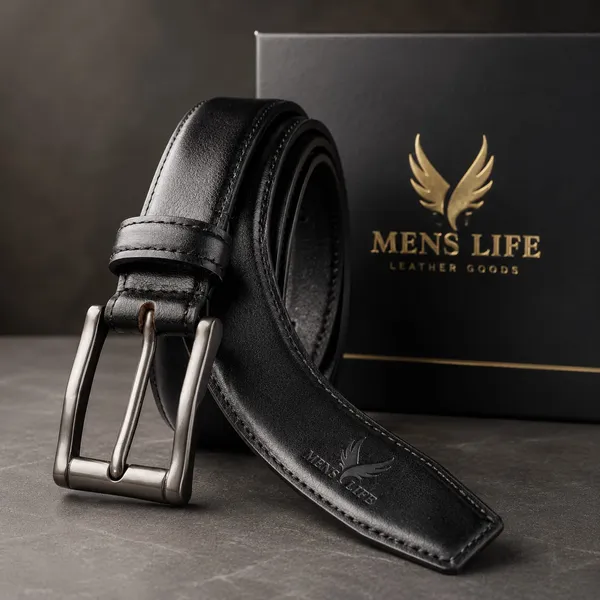 Black_Leather-Look_Formal_Belt_for_Men
