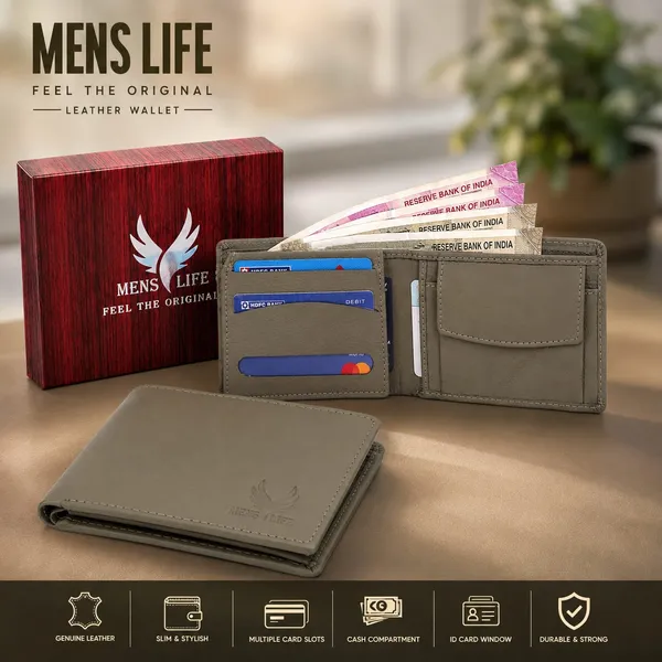 Grey_Leather_Bifold_Wallet_for_Men