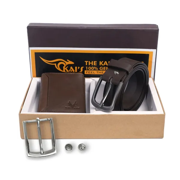 Brown__Combo_Leather_Belt_And_Wallet_Set_for_Men