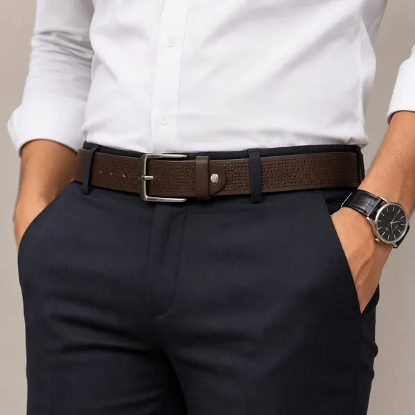 Brown_Textured_Belt_for_Men