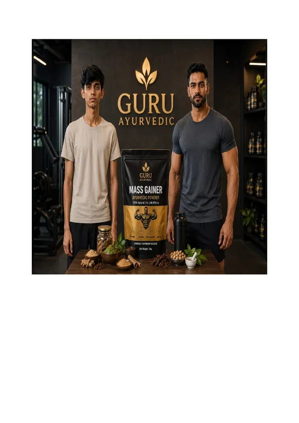 Guru_Ayurvedic_Mass_Gainer_Ashwagandha_Soy_Protein_Herbal_Powder