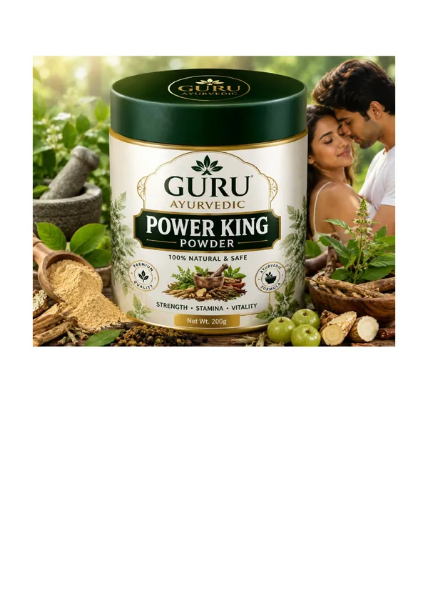 Guru_Ayurvedic_Power_King_Ashwagandha_Safed_Musli_Herbal_Powder_200_Gm