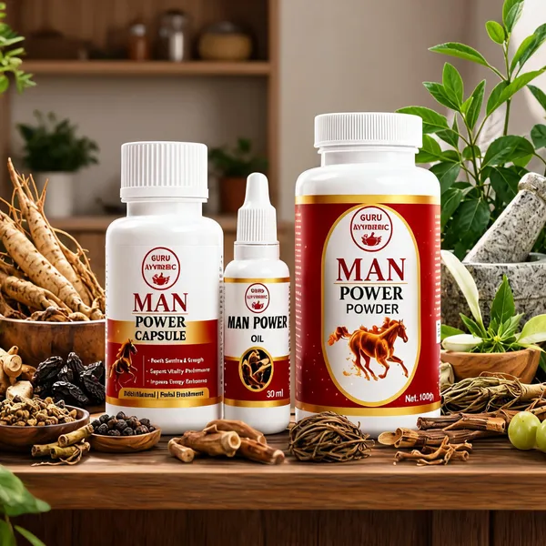 Guru_Ayurvedic_Man_Power_Ashwagandha_Shilajit_Capsule_Oil_Powder_Set