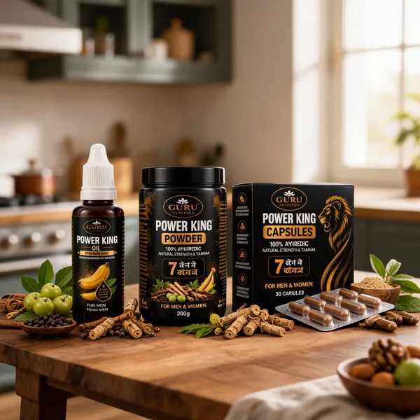 Guru_Ayurvedic_Power_King_Ashwagandha_Shilajit_Powder_Capsules_Oil_Combo