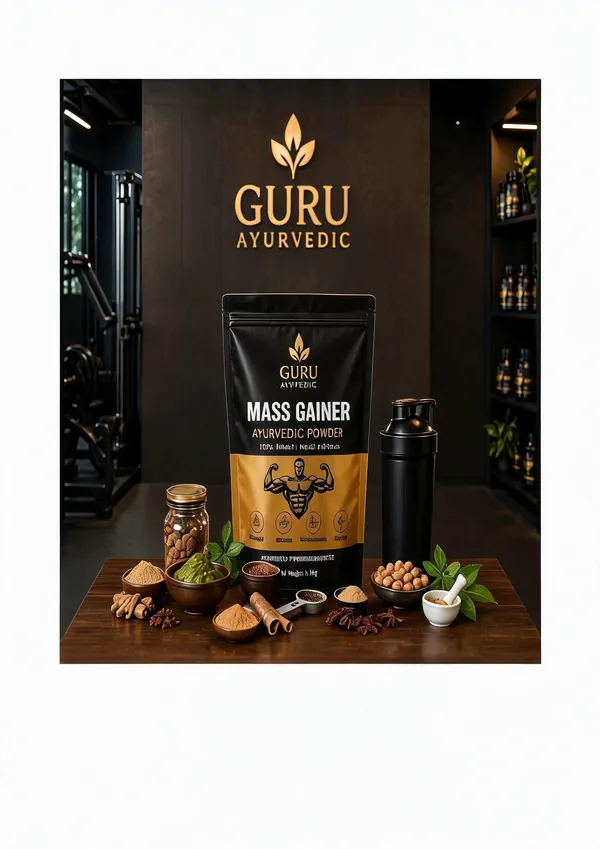 Guru_Ayurvedic_Mass_Gainer_Ashwagandha_Soy_Protein_Herbal_Powder