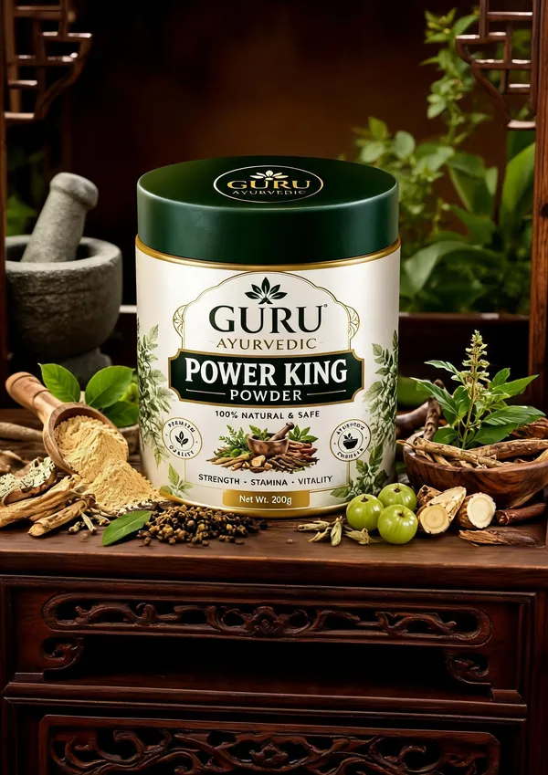 Guru_Ayurvedic_Power_King_Ashwagandha_Safed_Musli_Herbal_Powder_200_Gm