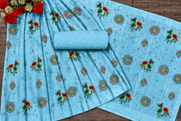 Blue_Printed_Saree_for_Women