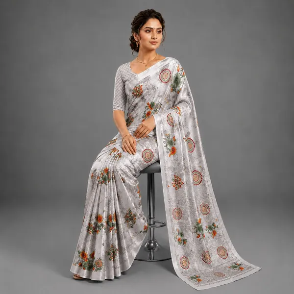 Silver_Printed_Saree_for_Women