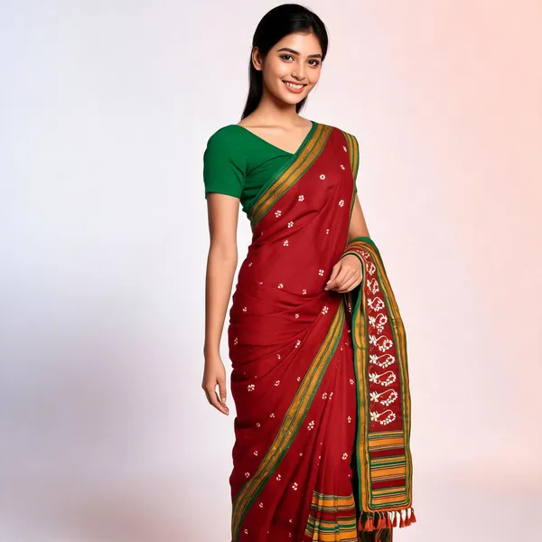 Maroon_Turkey_Silk_With_Handwork_Saree_For_Women