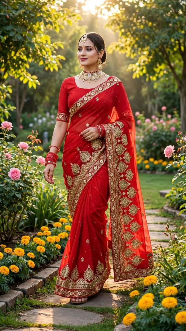 Red_blooming_georgette_jari_work_with_siroski_work_saree