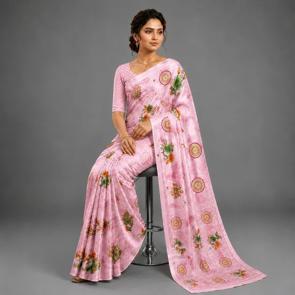 Pink_Satin_Printed_Saree_for_Women