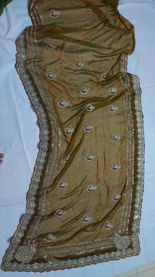 Brown_Embellished_Saree_for_Women