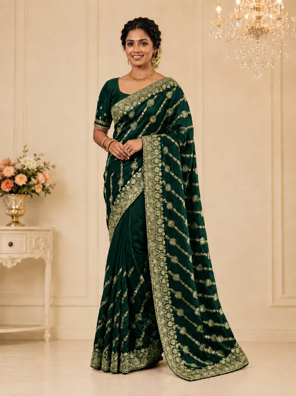Green_fandi_chiffon_fabric_saree_with_heavy_embroidey_work_with_siroski_work