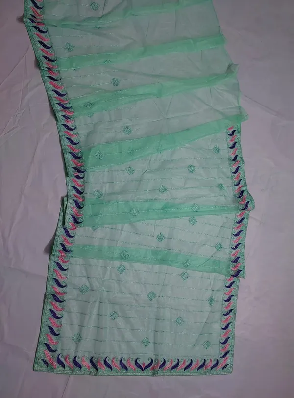 Mint_Green_Embellished_Saree_for_Women