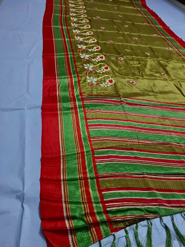 Olive_Green_Embroidered_Traditional_Dupatta_for_Women