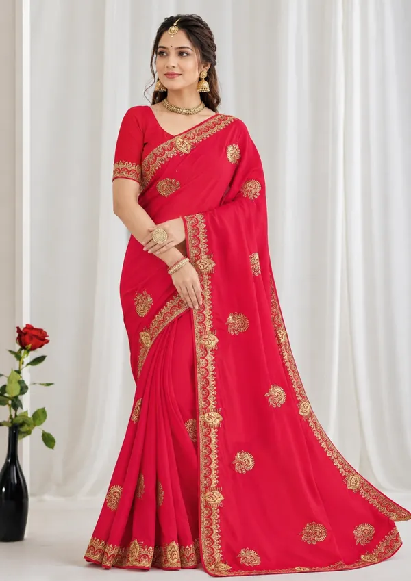 Pink_fandi_double_shade_saree_with_heavy_zarkan_embroidery_stone_work_with_floral_motifs_and_beautiful_border_design
