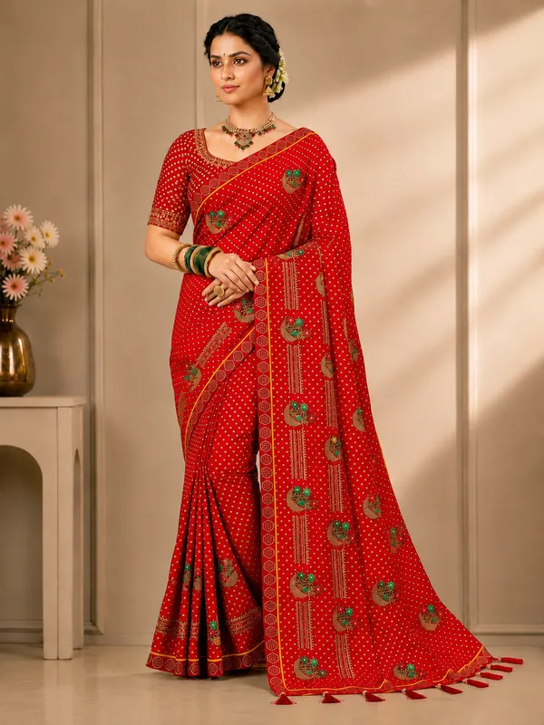 Red_bandhani_saree_with_stone_amrodery_work_saree
