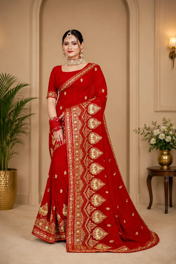 Red_blooming_georgette_jari_work_with_siroski_work_saree