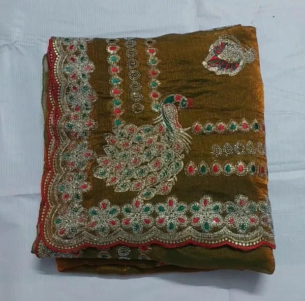 Brown_Embellished_Saree_for_Women
