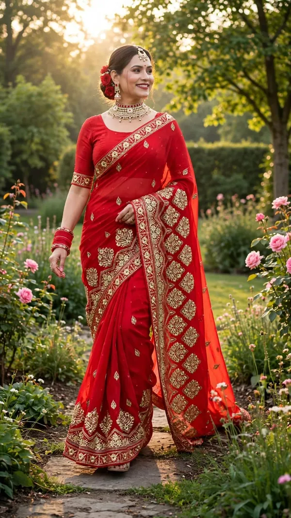 Red_blooming_georgette_jari_work_with_siroski_work_saree