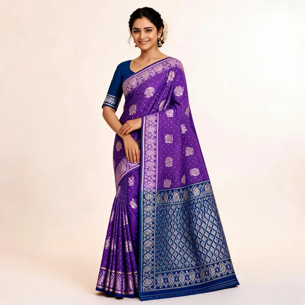 Purple_Litchi_Silk_Saree_For_Women