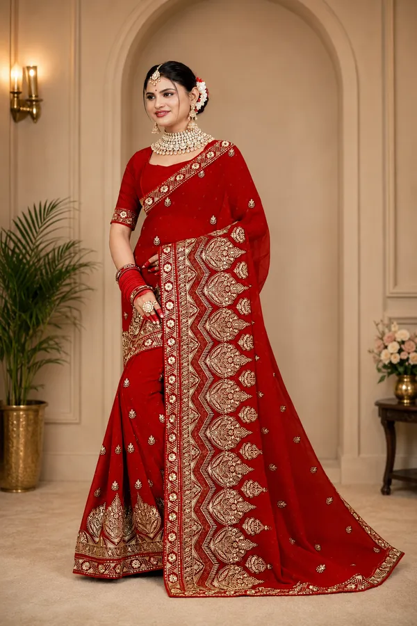 Red_blooming_georgette_jari_work_with_siroski_work_saree
