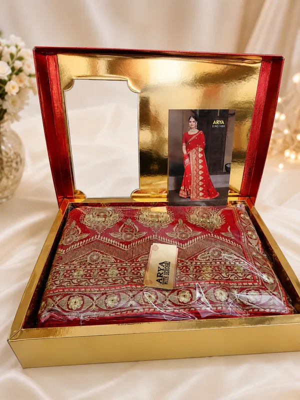 Red_blooming_georgette_jari_work_with_siroski_work_saree
