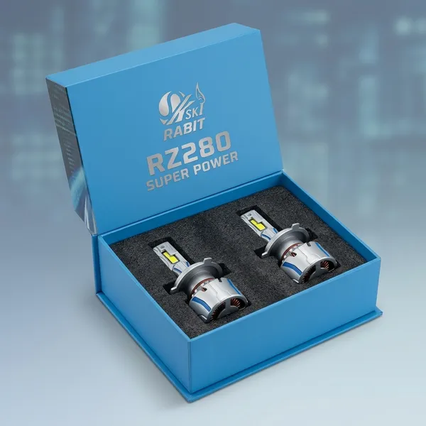 Blue_Aluminium_Pc_Automotive_F280_280W_Csp_LED_Headlight_Bulb_Pair