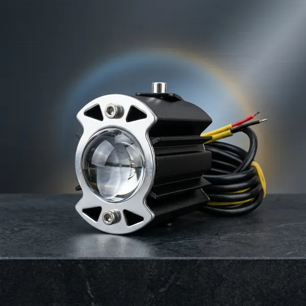 Yellow_G15_15W_Aluminium_Abs_LED_Mini_Projector_For_Cars