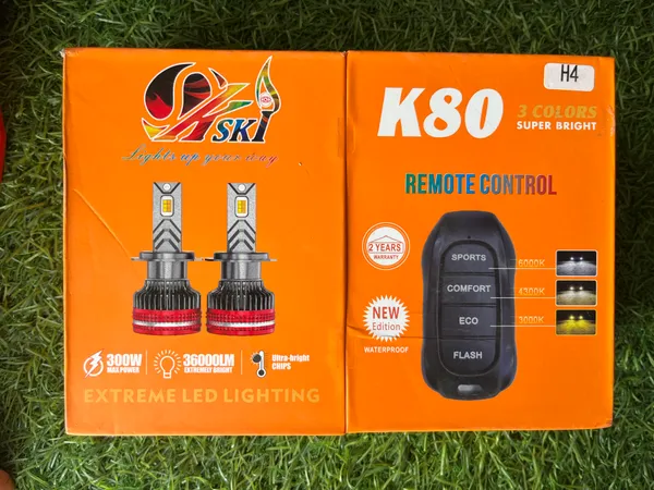 K80_Remote_Control_LED_Headlight_Bulb_(Pair)_–_3_Color_Smart_LED_(H4)