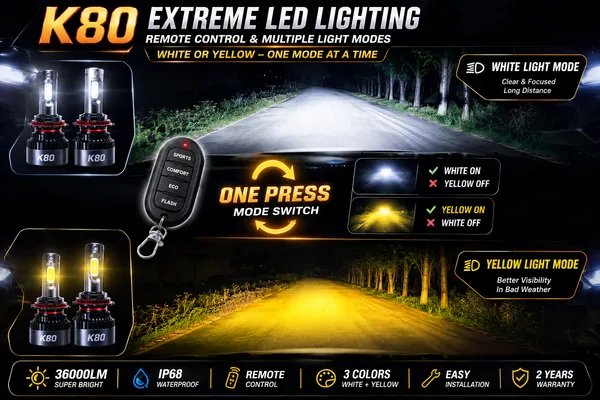 Black_Aluminium_Pc_Automotive_K80_Three_Color_Remote_LED_Headlight_Bulb