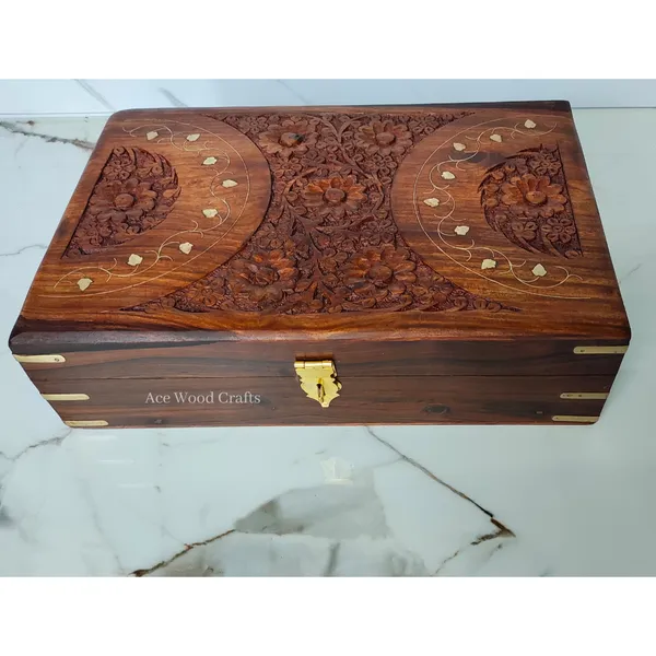 Wood_Floral_Carved_Decorative_Storage_Box