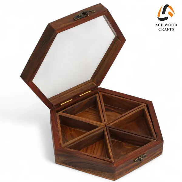 Wooden_Hexagonal_Compartment_Spice_Box