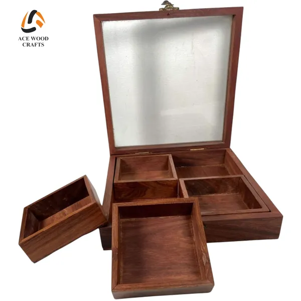 Wooden_Mirrored_Compartment_Dry_Fruit_Storage_Box