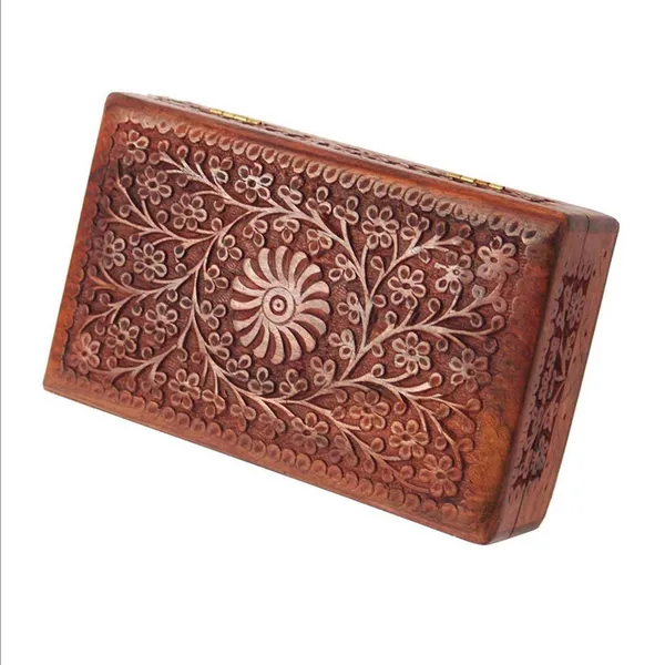 Wooden_Hand_Carved_Floral_Pattern_Storage_Box