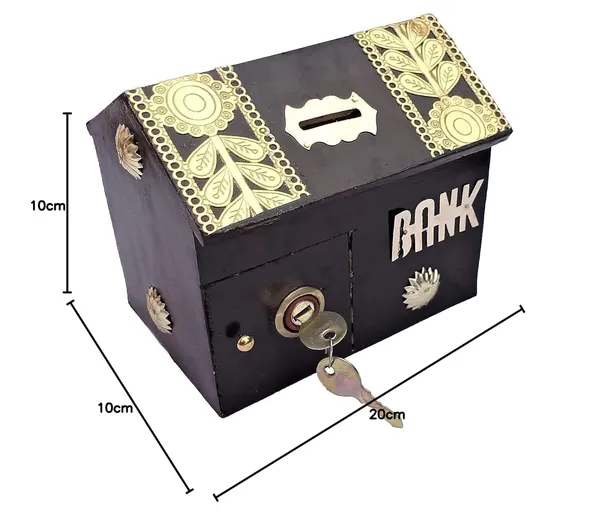 Wooden_Floral_Decorative_Lockable_Money_Bank