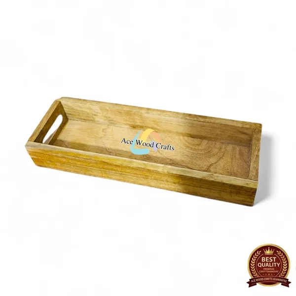 Mango_Wood_Handcrafted_Rectangular_Organizer_Tray