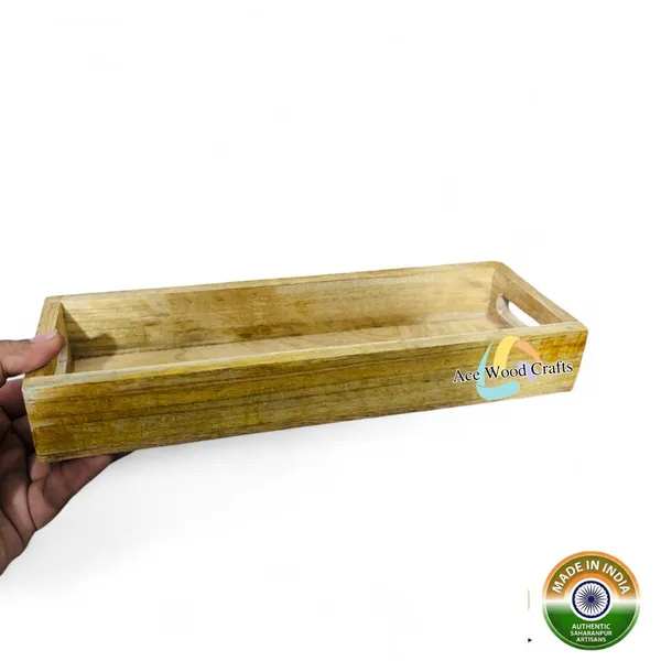Mango_Wood_Handcrafted_Rectangular_Organizer_Tray