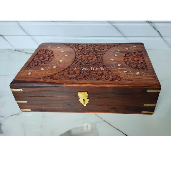 Wood_Floral_Carved_Decorative_Storage_Box