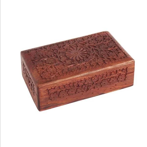 Wooden_Hand_Carved_Floral_Pattern_Storage_Box