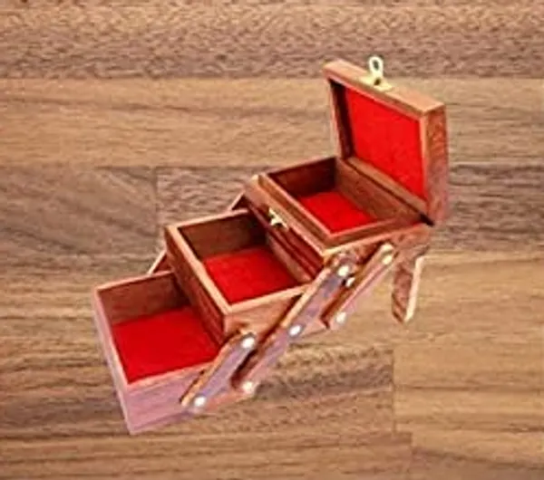 Wooden_Traditional_Floral_Carved_Multi-Tier_Storage_Box