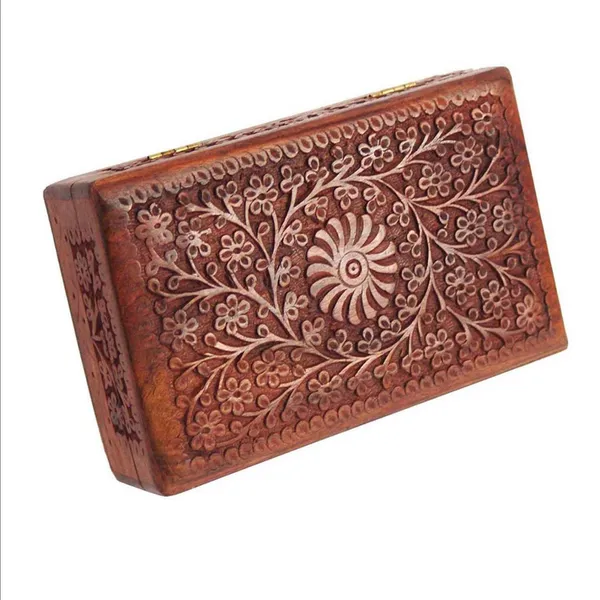 Wooden_Hand_Carved_Floral_Pattern_Storage_Box