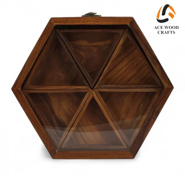 Wooden_Hexagonal_Compartment_Spice_Box