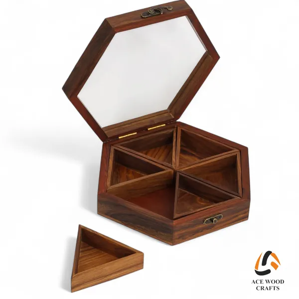 Wooden_Hexagonal_Compartment_Spice_Box