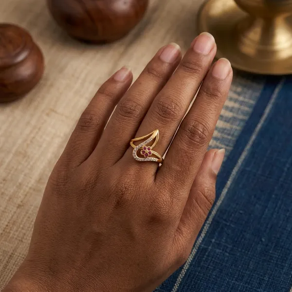Gold_Brass_Premium_Ring_For_Women