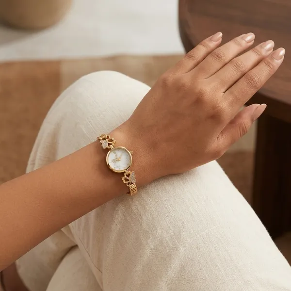 Gold_Brass_Premium_Fashion_Watch_For_Women