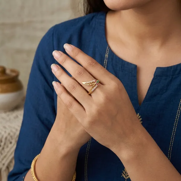 Gold_Brass_Premium_Ring_For_Women